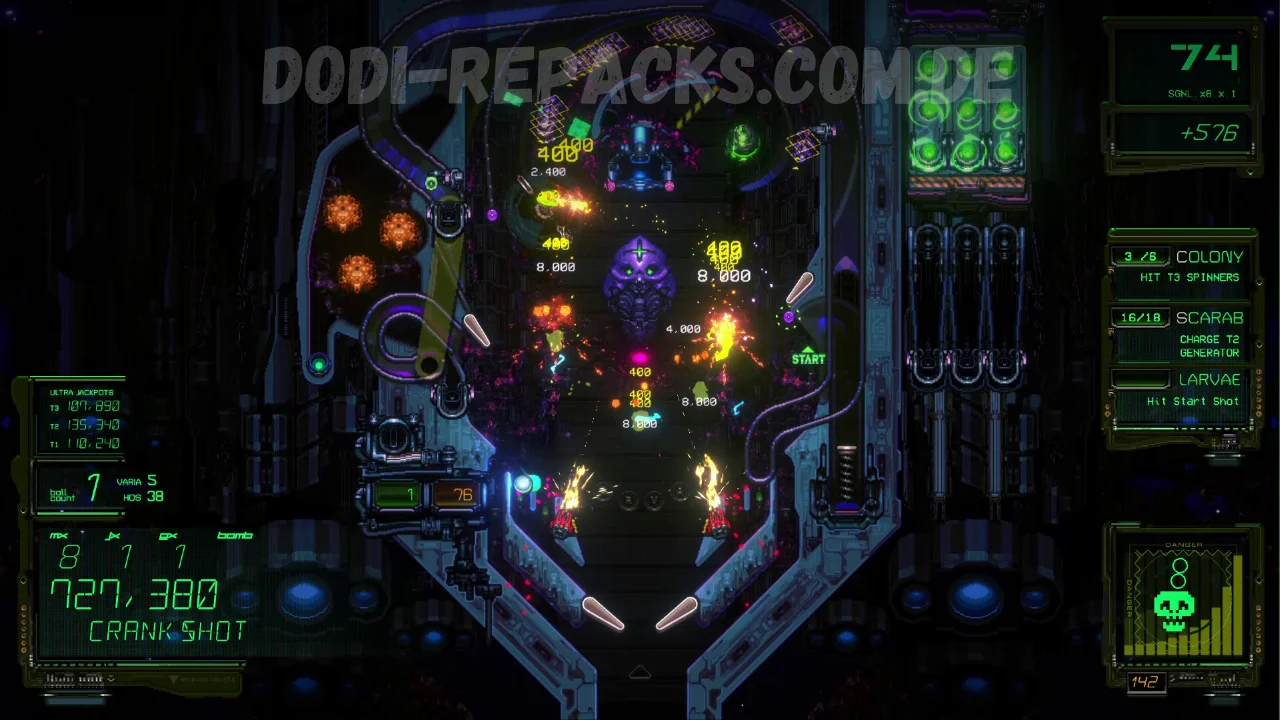 XENOTILT HOSTILE PINBALL ACTION Free Download